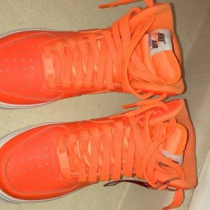 Air Force ones orange🟧🧡
